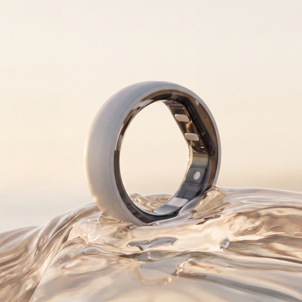 Vilo ring - Glass Jade