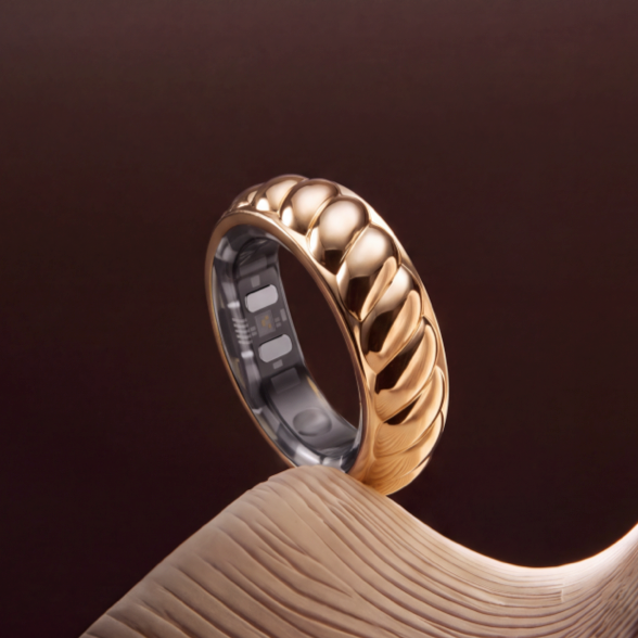 Vilo ring - Golden Twist